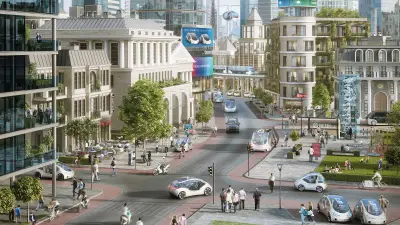 アニメーションを使った抽象的な車のビジュアライゼーション